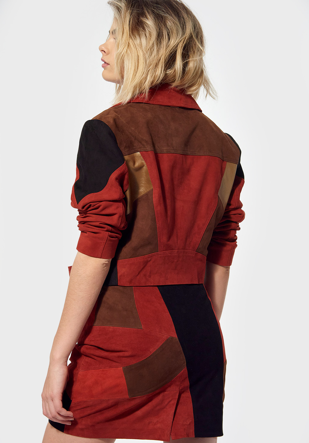 TOYA  Veste régular Femme en cuir