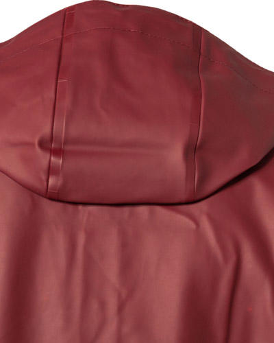STUTTERHEIM, Regenmantel, PVC wasserdicht, bordeaux
