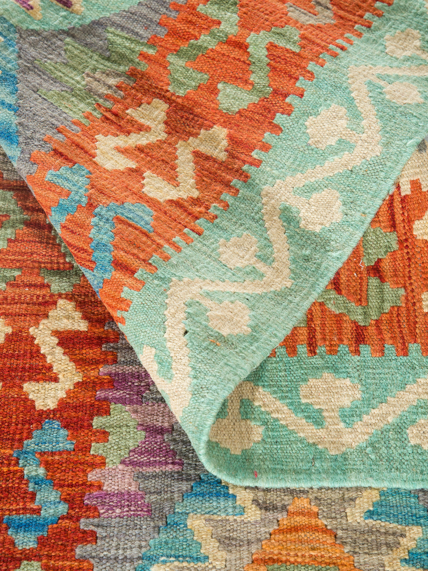 Afghan Kelim ca. 84 x 204 cm, Unikat / Einzelstück