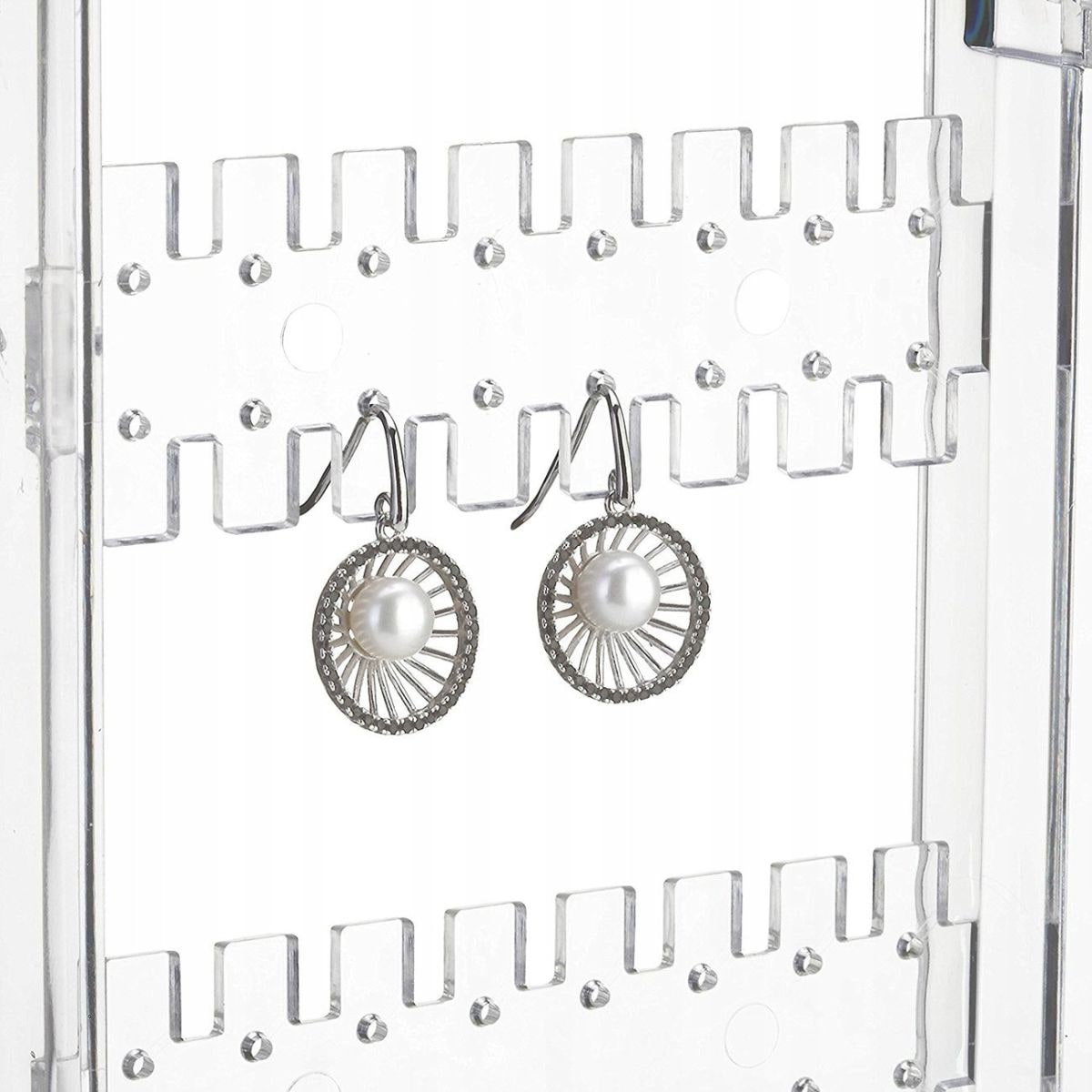 UNIQ Jewelry Display Stand for Earrings & Necklaces with 4 Sides