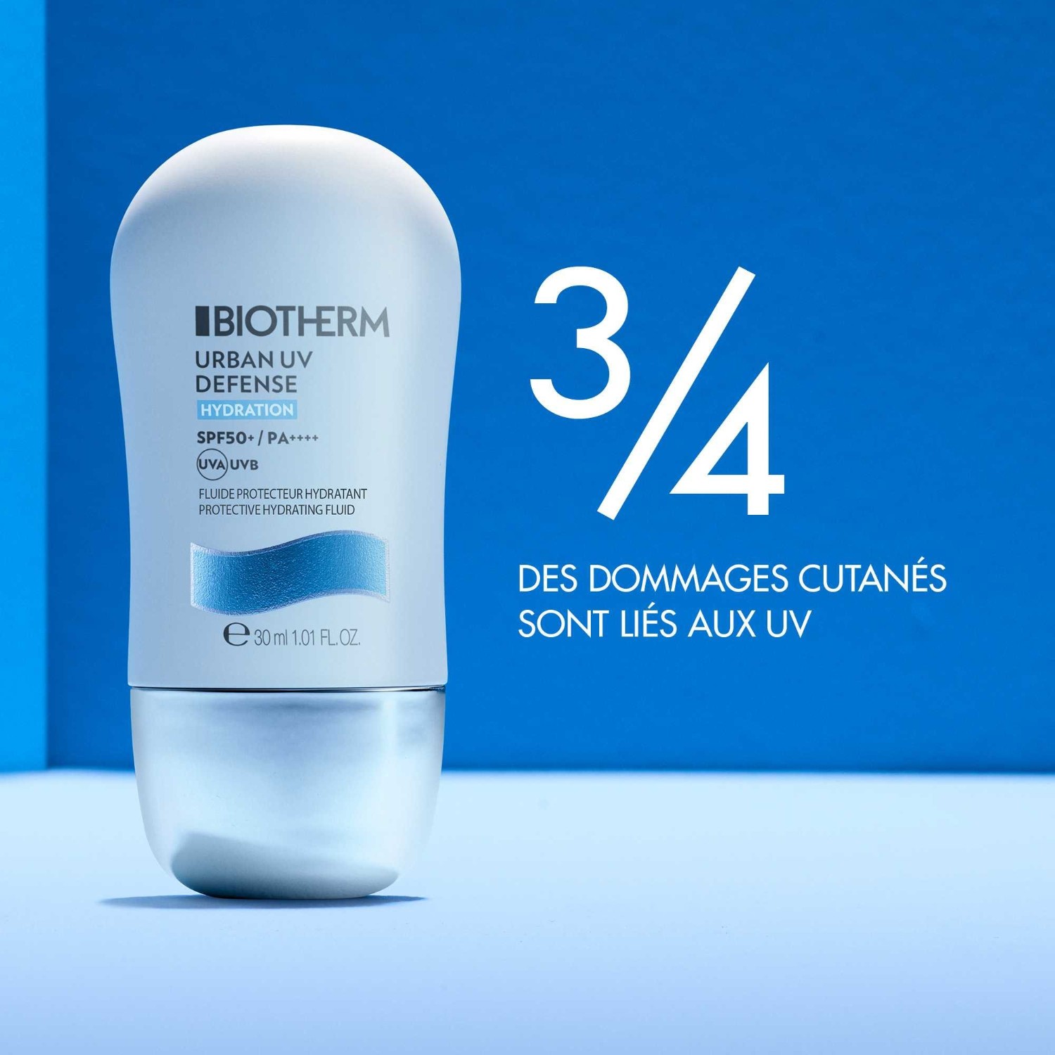 Biotherm hidratáló folyadék, napi UV-védelemmel