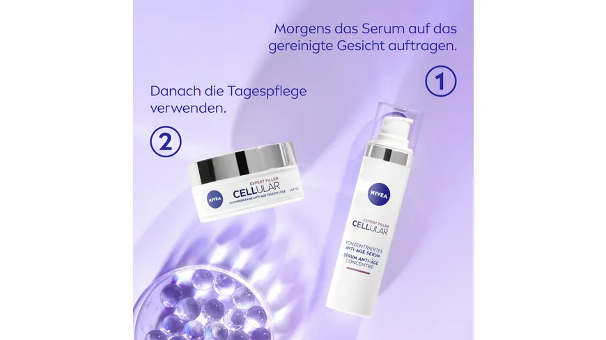 NIVEA Cellular Expert Filler Konzentriertes Anti-Age Serum 40 ml