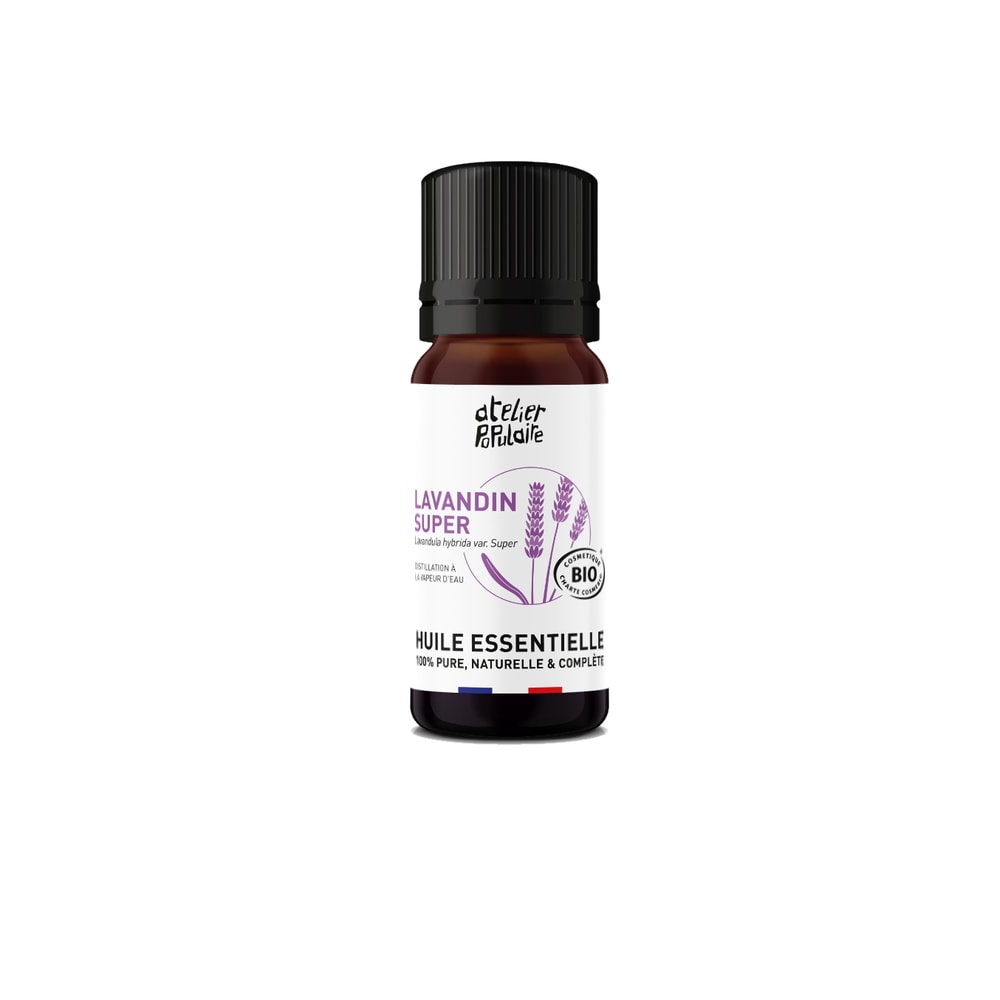 atelier populaire Huile essentielle biologique de Lavandin Super | 10mL Huile essentielle