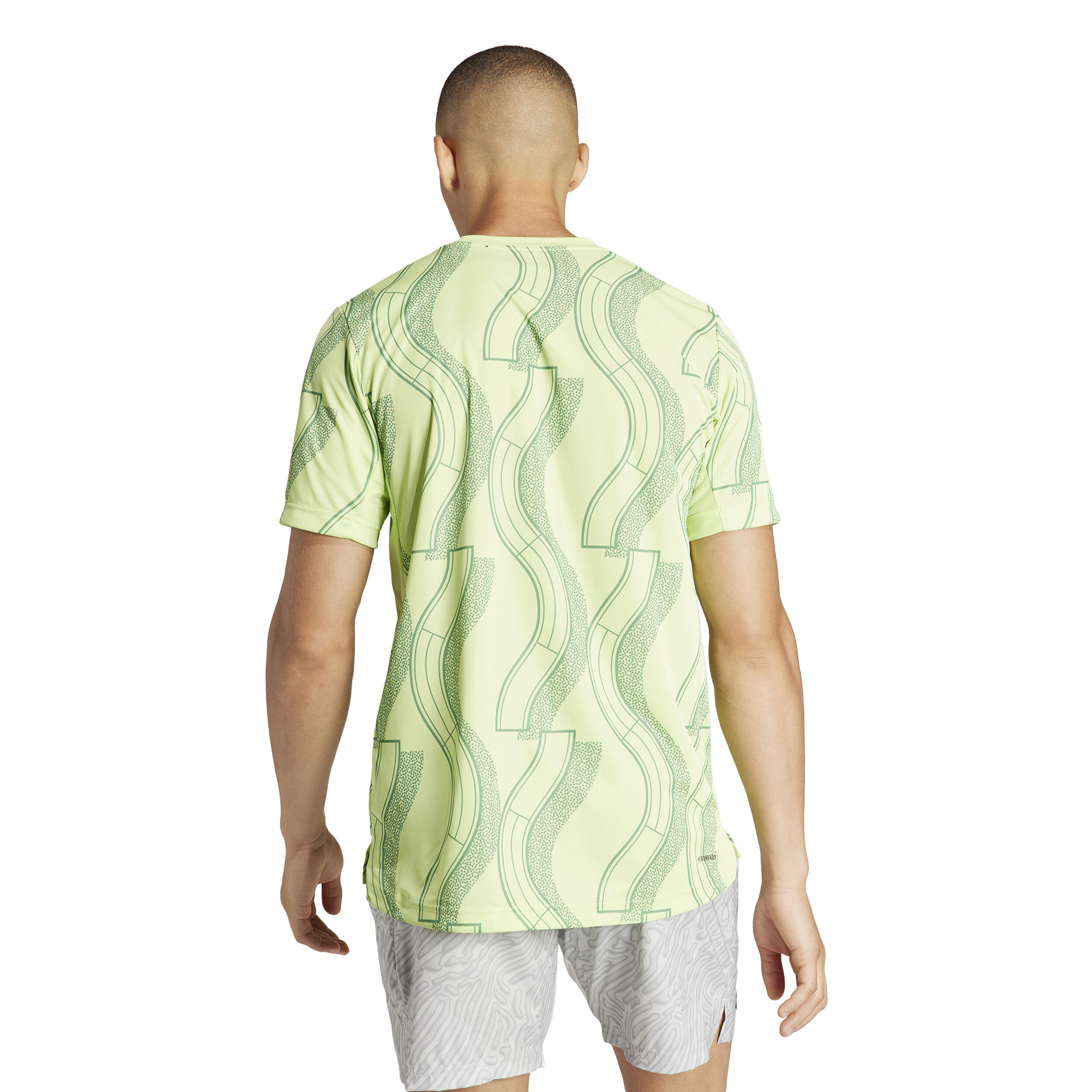 Club Graphic T-Shirt Herren - Hellgrün