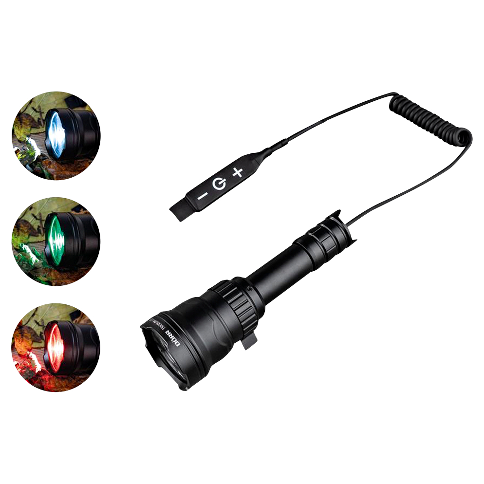 Dörr LED Taschenlampe Jagd Zoom (Tricolor)