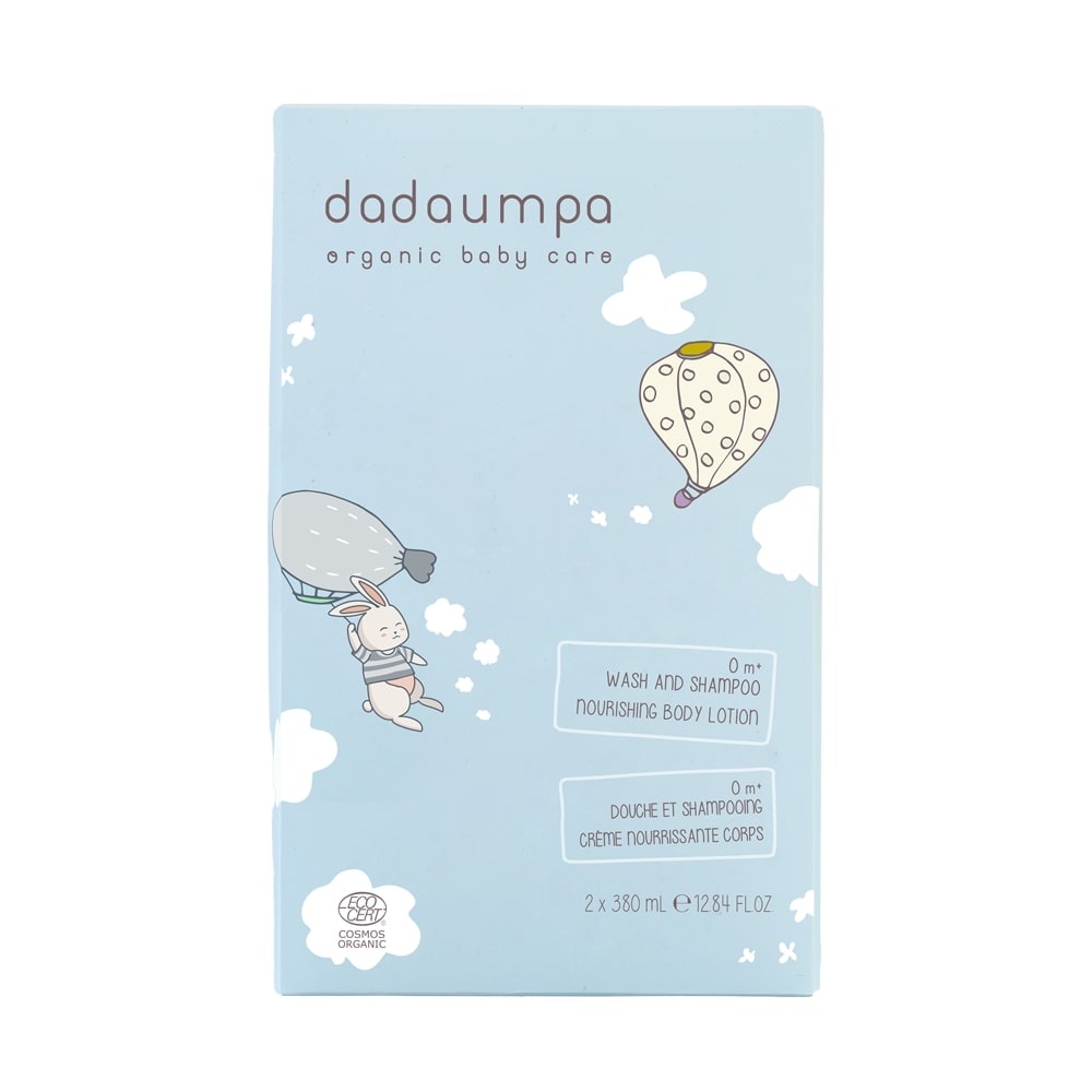 dadaumpa COFFRET SOIN ET BAIN 0+ MOIS (2x 380ml),  DADAUMPA Soin coffret