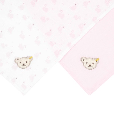 Mullwindel 2er Pack, rosa für Mädchen