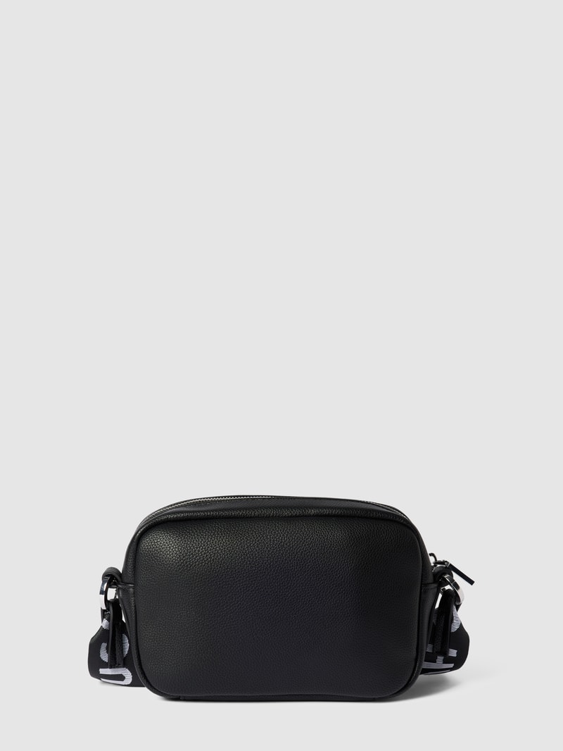 Camera Bag mit Label-Detail Modell 'BEL' in schwarz