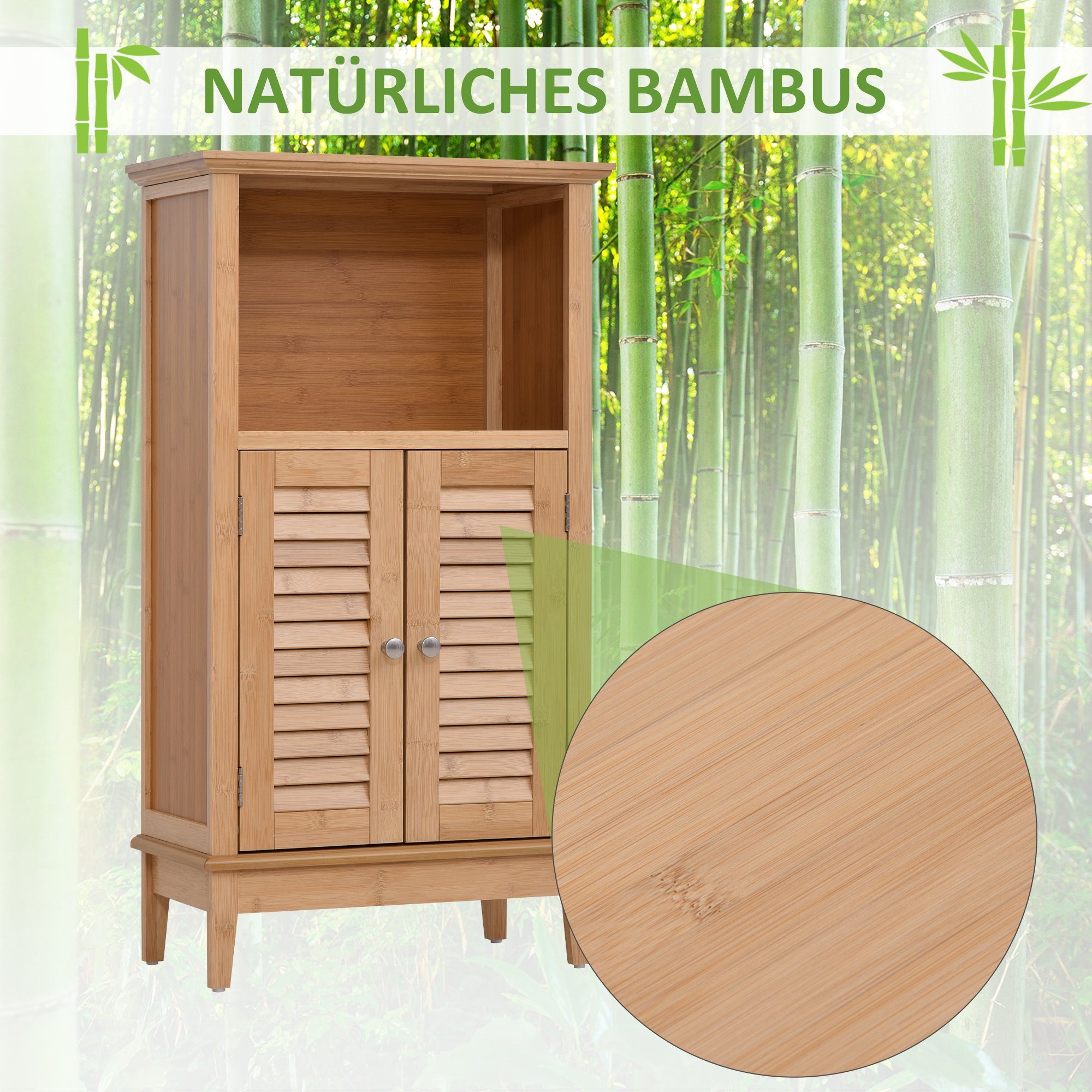 HOMCOM Badkommode Badschrank