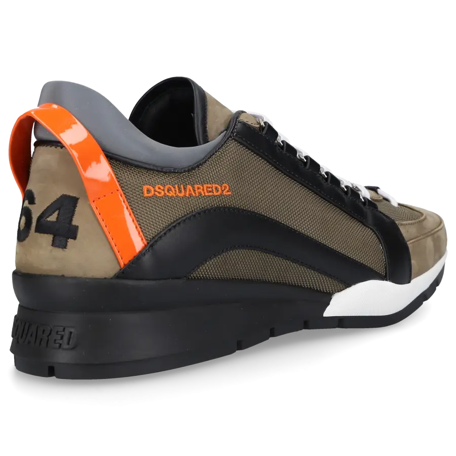 Dsquared2 - Sneaker low LEGENDARY Nubukleder Nylon - grün