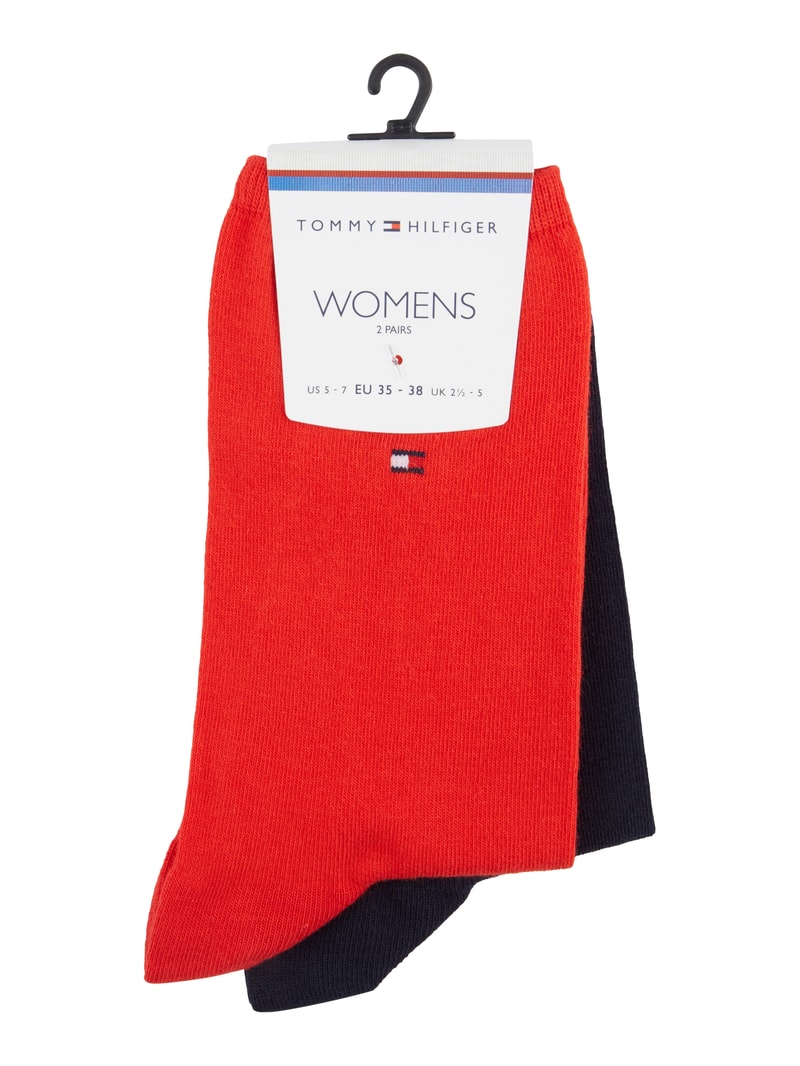 Socken im 2er-Pack in rot
