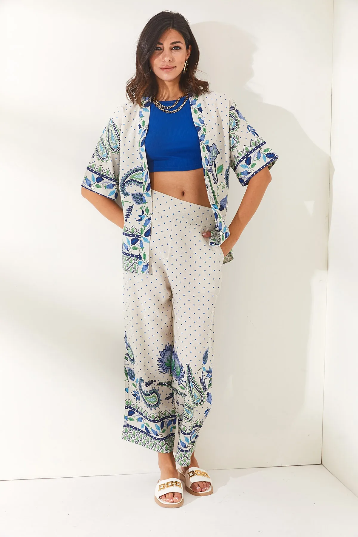 Olalook  Zweiteiler - Grau - Oversized