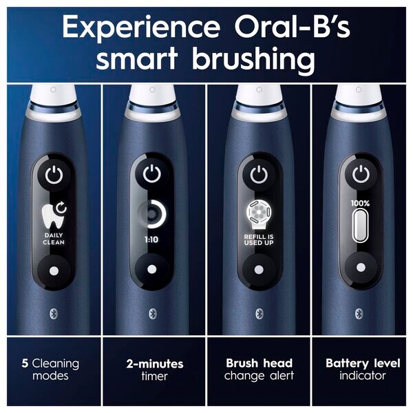 Oral-B iO Series 7s електрична четкица за зубе плава