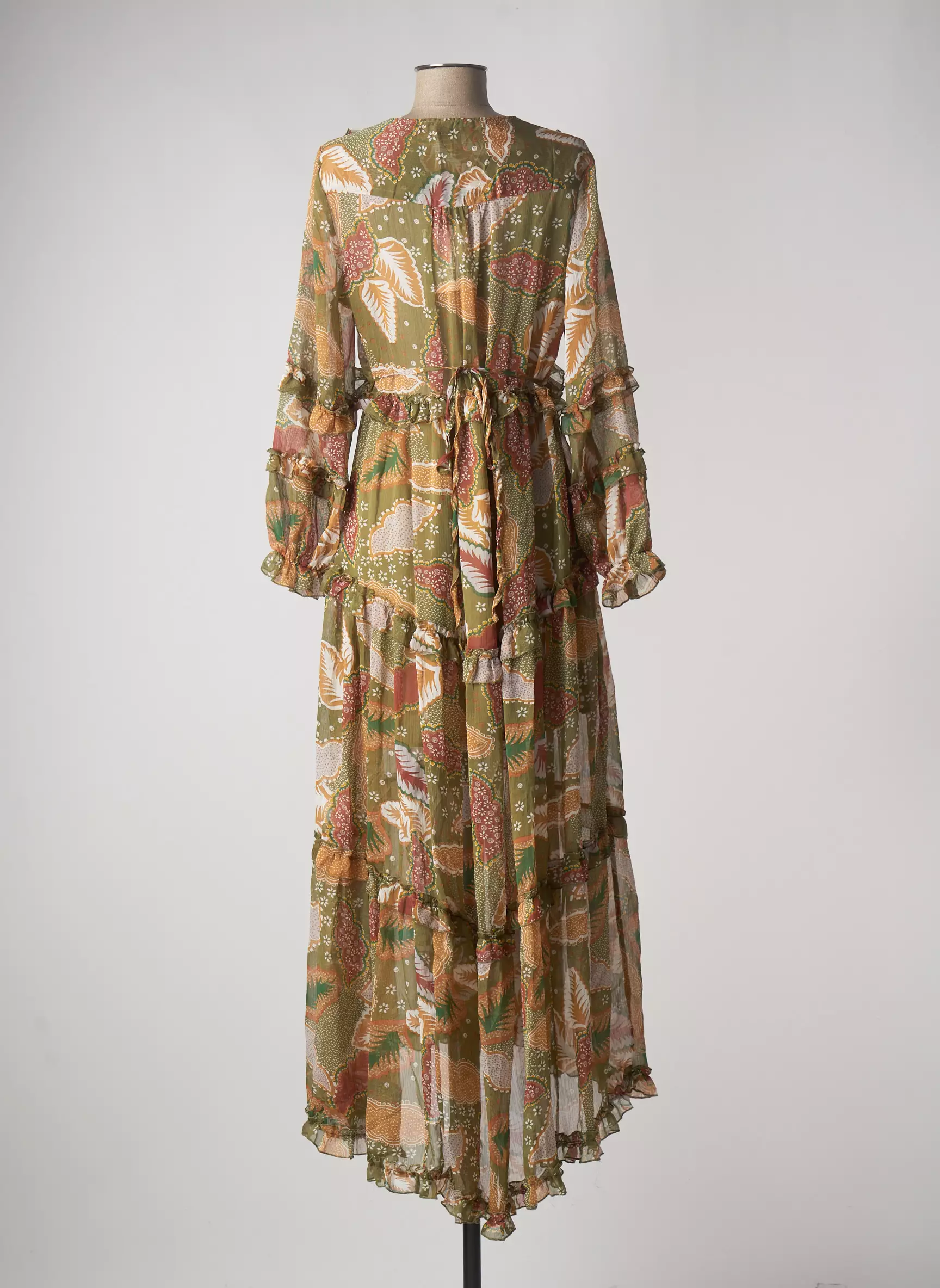 Last Queen Robes Longues Femme couleur vert