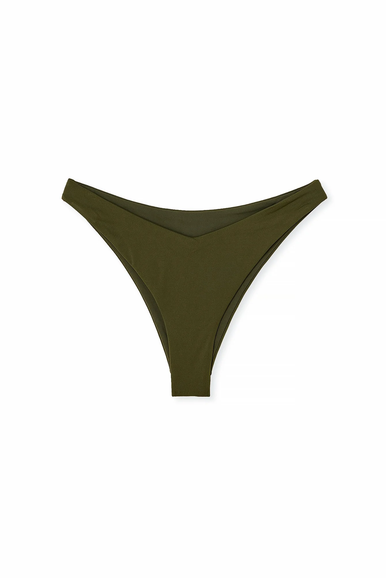 V-förmiges Bikini-Höschen mit hohem Beinausschnitt