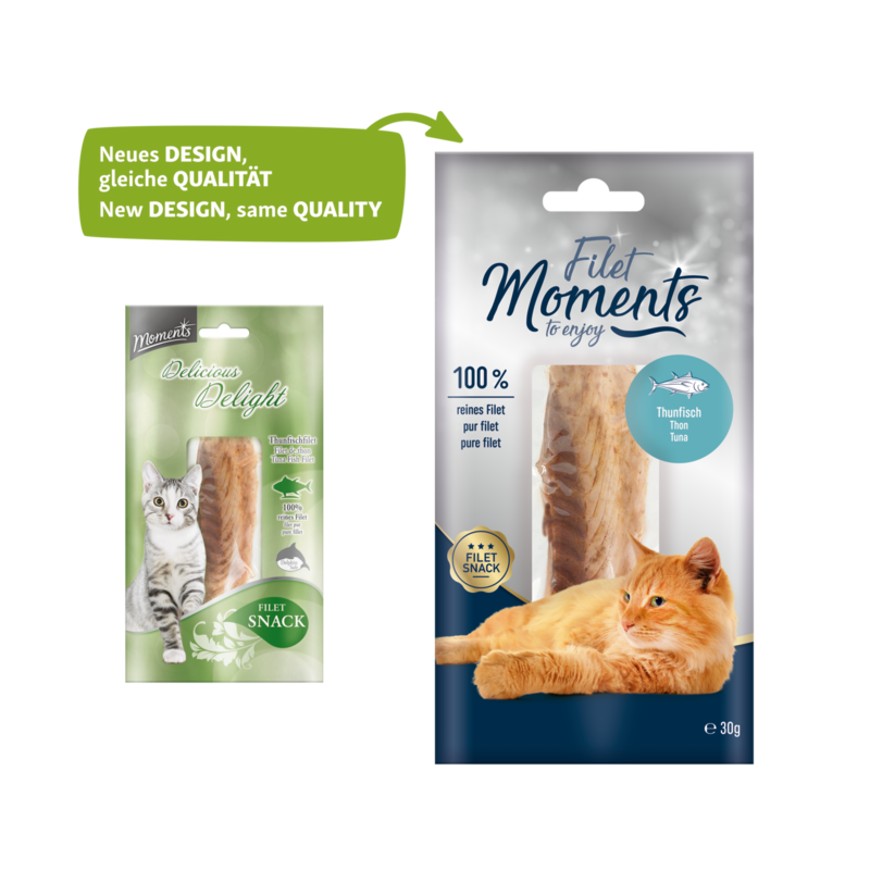 MOMENTS Snacks MOMENTS Filet Snack 10x30g Delicious Delight, Fisch & Meeresfrüchte