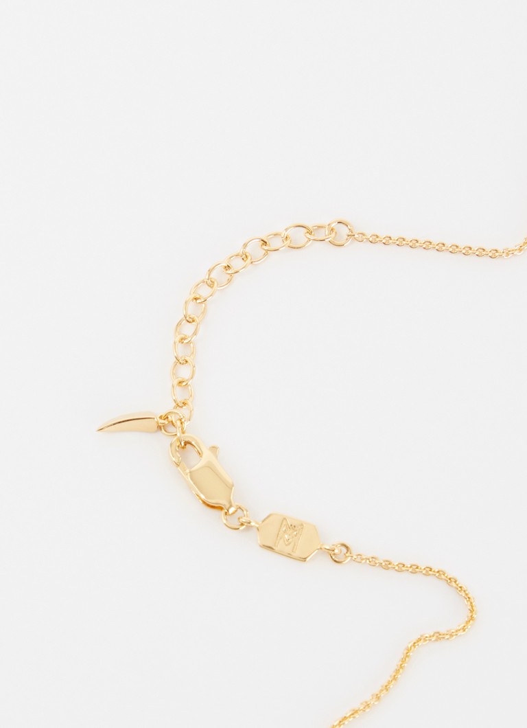 Missoma Beaded Drop necklace gold plated
