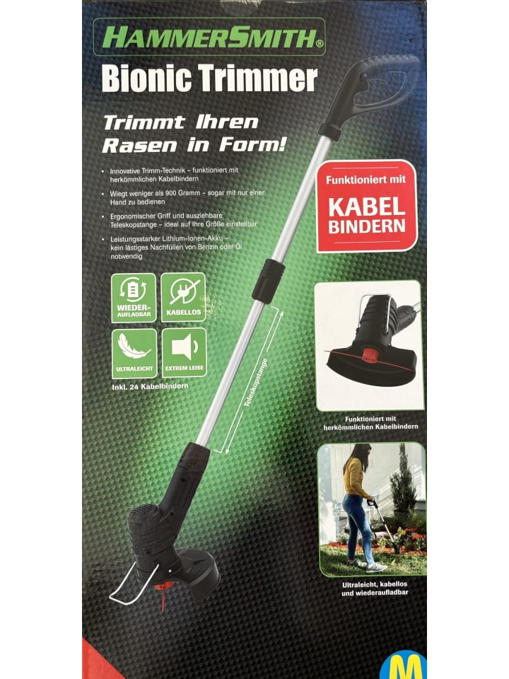 Hammersmith Rasentrimmer BionicTrimmer in Schwarz günstig kaufen onesize