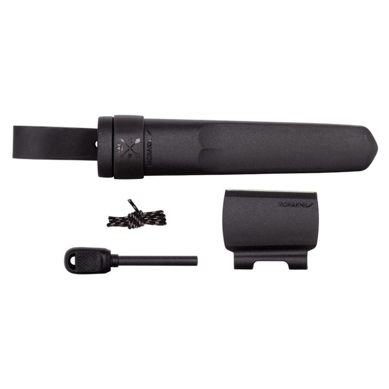 Morakniv Garberg Schwarz mit Überlebenskit (13914)