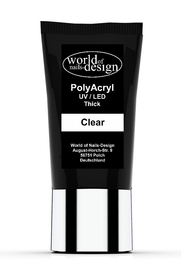World of Nails-Design UV-Gel 30ml PolyAcryl -Gel, AcrylGel in Tube, Studioqualität