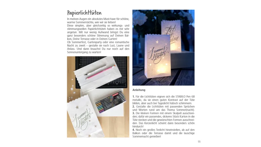 STABILO® Kreativbuch von Hannah Rabenstein  - Inspirierende Idee für Deine schönsten Momente