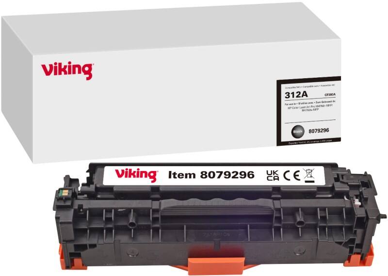 Viking 312A Kompatibel HP Tonerkartusche CF380A Schwarz
