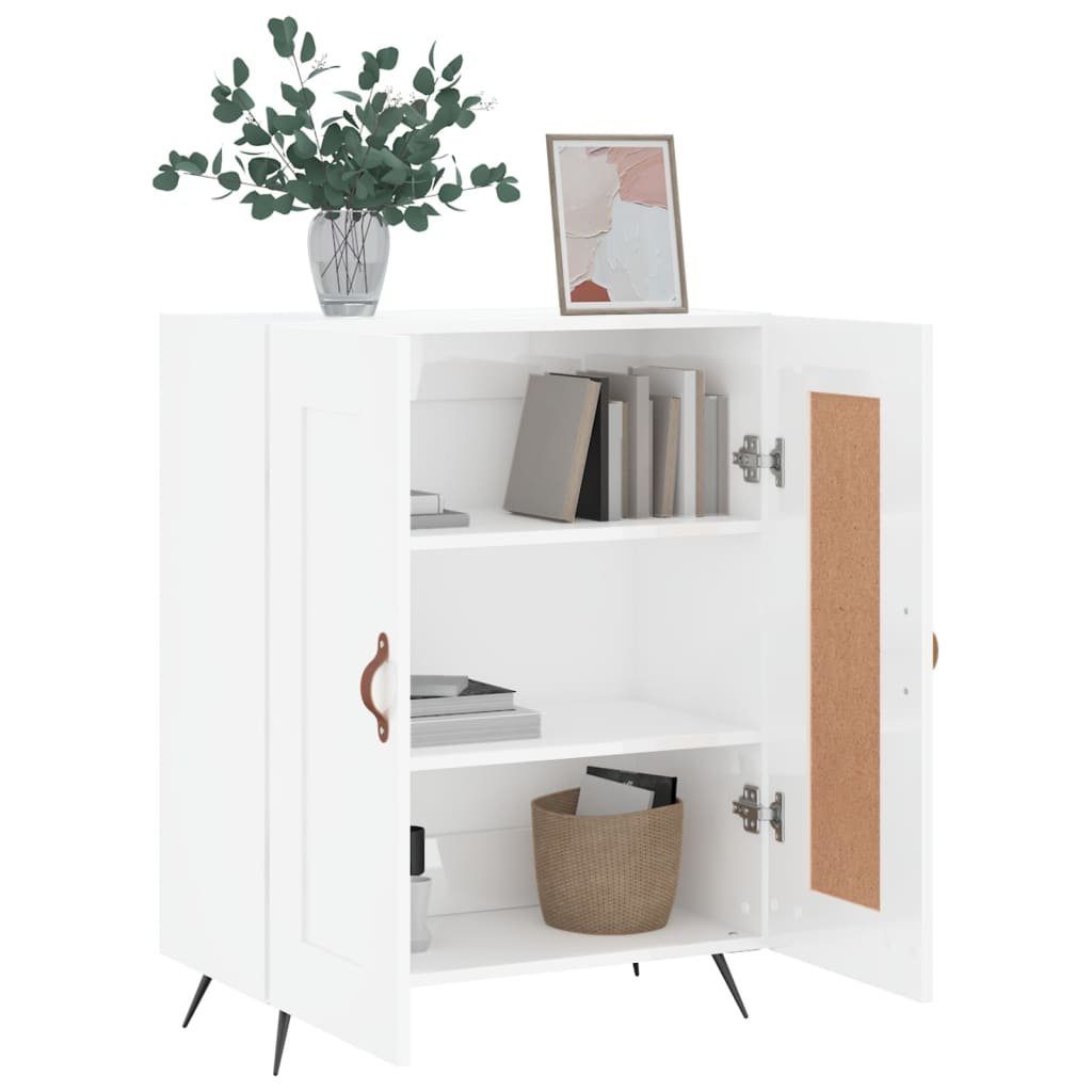 vidaXL Sideboard Sideboard Hochglanz-Weiß 69,5x34x90 cm Holzwerkstoff (1 St)