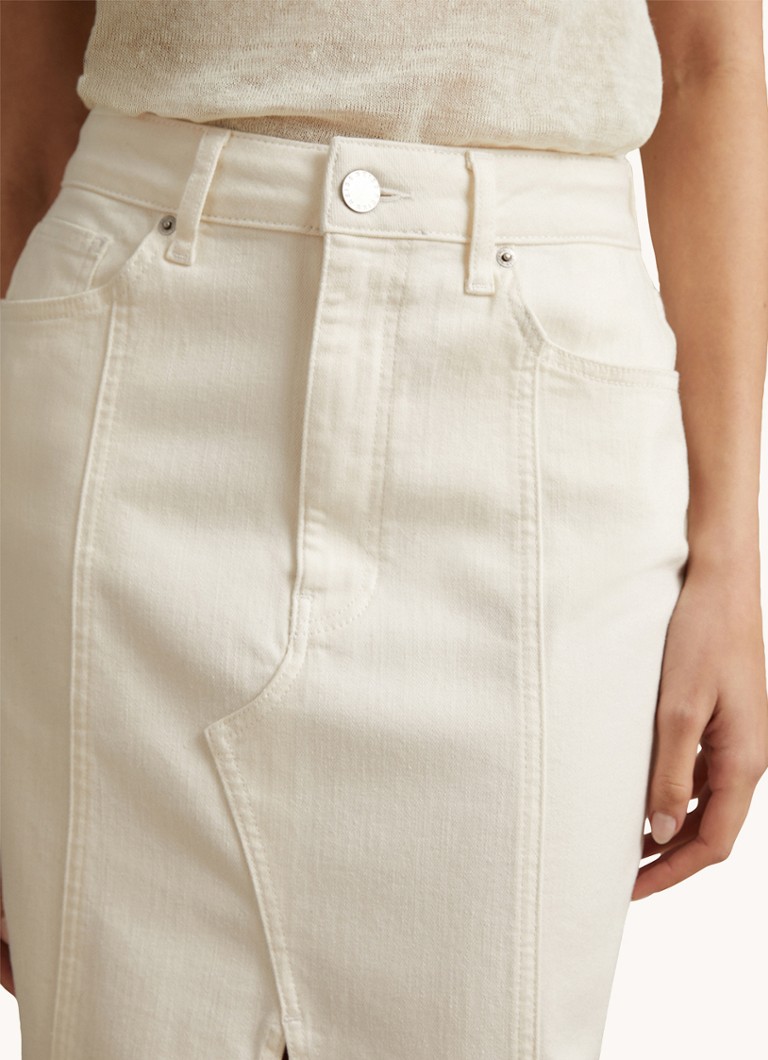 Reiss  Danica midi spijkerrok met split