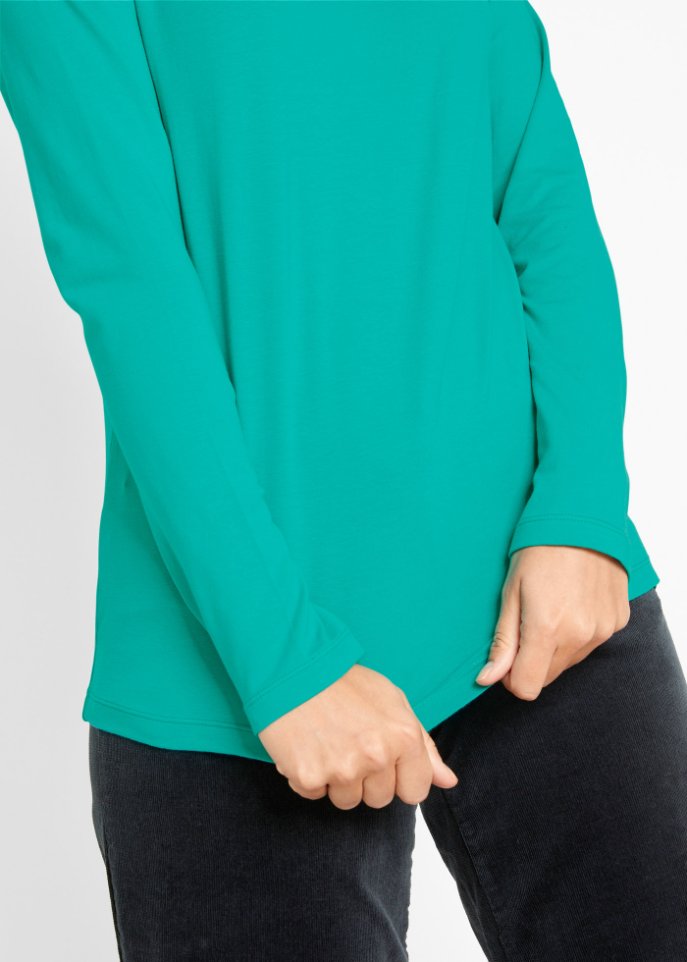 Langarmshirt mit Rundhalsausschnitt (2er Pack)