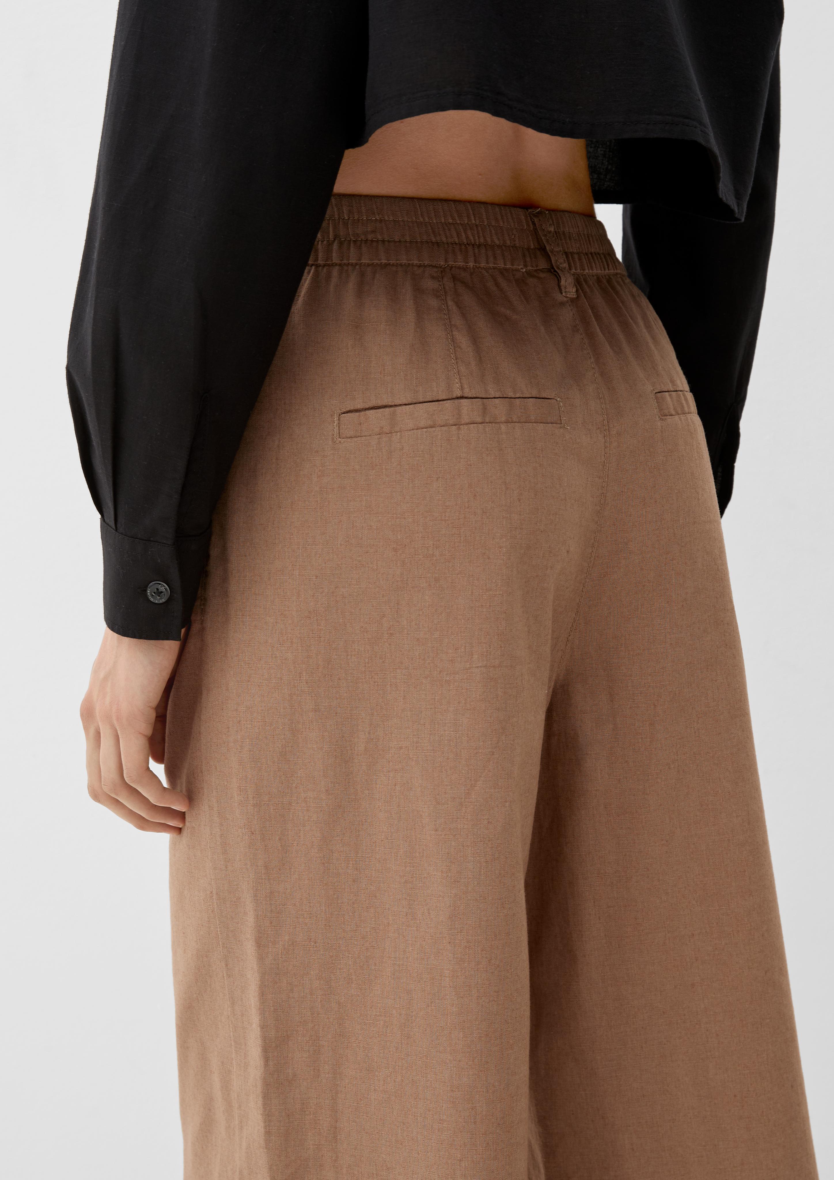 Regular: Culotte aus Leinenmix  2127625-8581