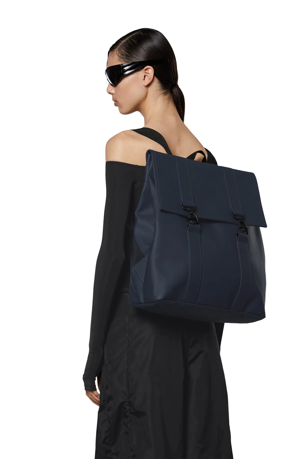 Rains  Rucksack - Dunkelblau - Unifarben