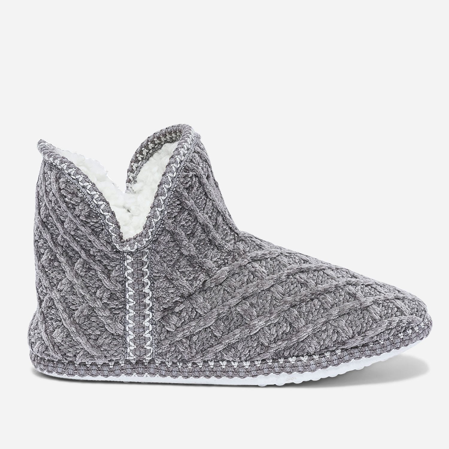 Chausson-boots gris fourré