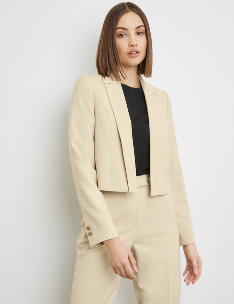 Boleroblazer aus feiner Stretch-Qualität