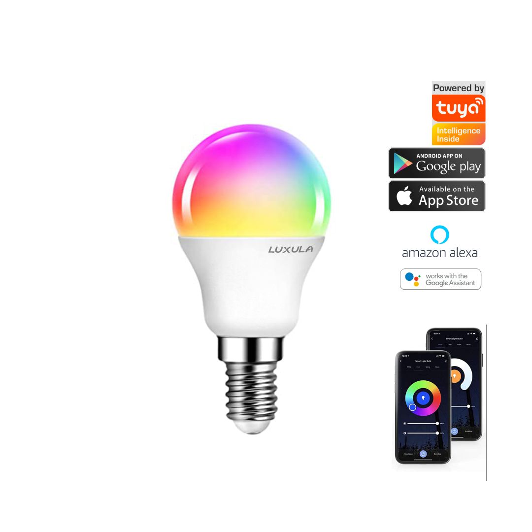 LUXULA LED RGB CCT Leuchtmittel, E14