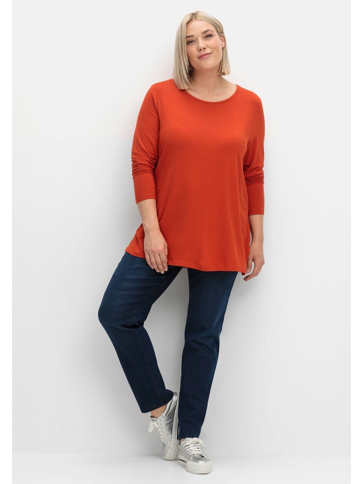 sheego Schmale Jeans in blue Denim günstig kaufen
