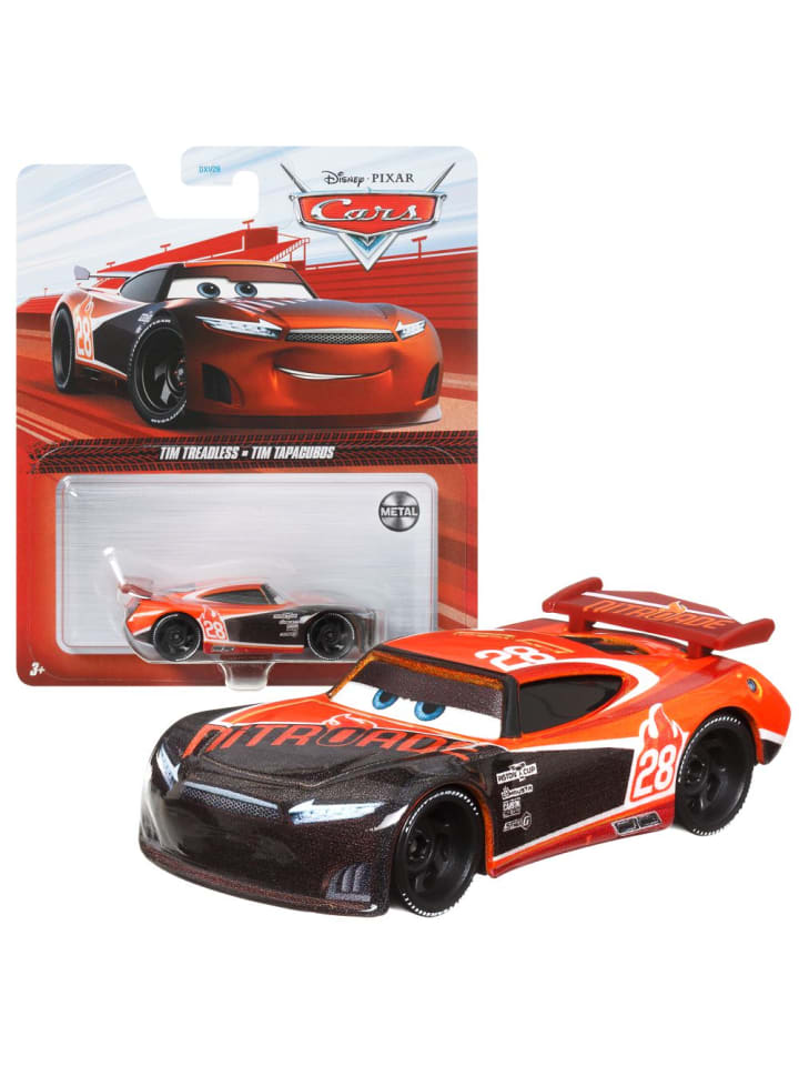 Disney Cars Tim Treadless | DXV41 | Disney Cars Cast 1:55 Autos Mattel Fahrzeuge günstig kaufen onesize