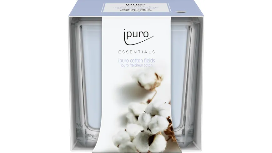 ipuro essentials Kerze Cotton Fields 125 g