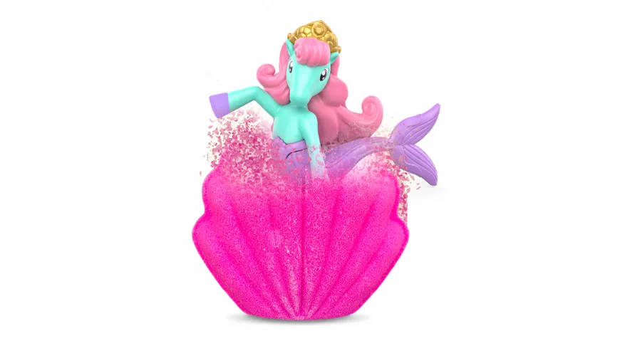 CRAZE - INKEE Galupy Mermaid Badekugel mit Zuckerwattenduft - mit Überraschung (1 von 6 Galupy Mermaid-Figuren) 100 g