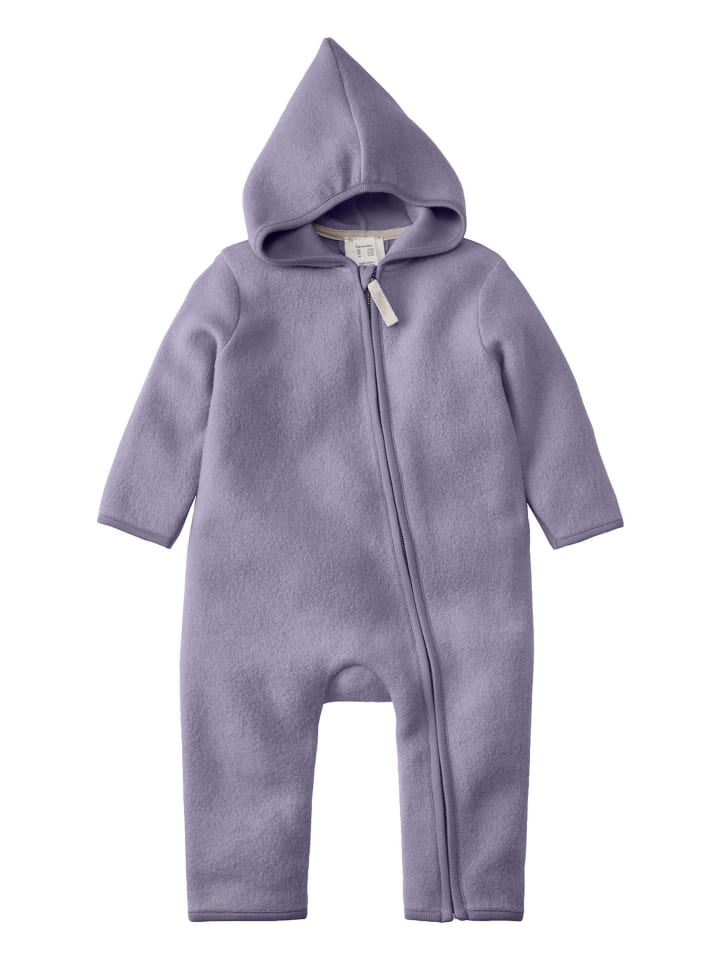 Hessnatur Fleece-Overall in lavendel günstig kaufen