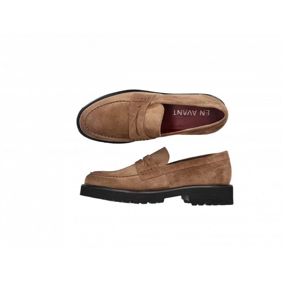 EN AVANT - Loafer 529-01 Veloursleder - braun