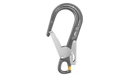 Cârlig pentru țevi de schelă Petzl PE-MGOO60 MGO Open aluminiu - 63 mm