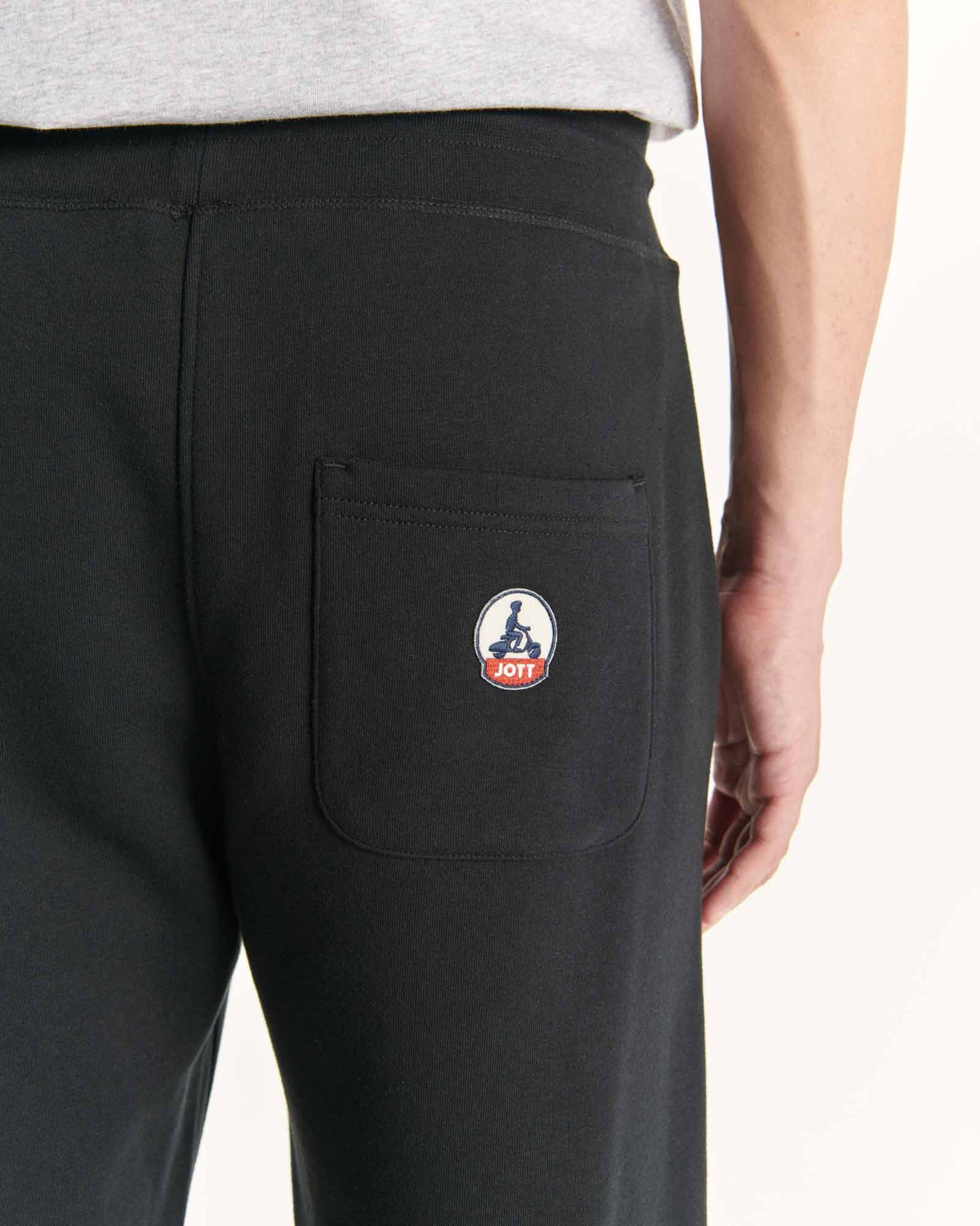 Jogpant homme en coton biologique Noir Santiago