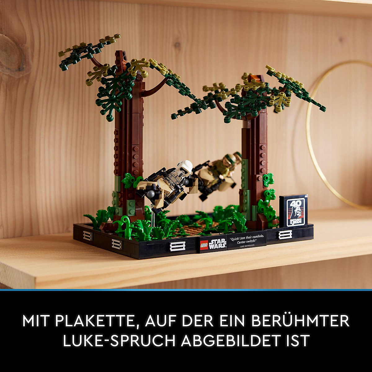 LEGO® Star Wars 75353 Verfolgungsjagd auf Endor – Diorama