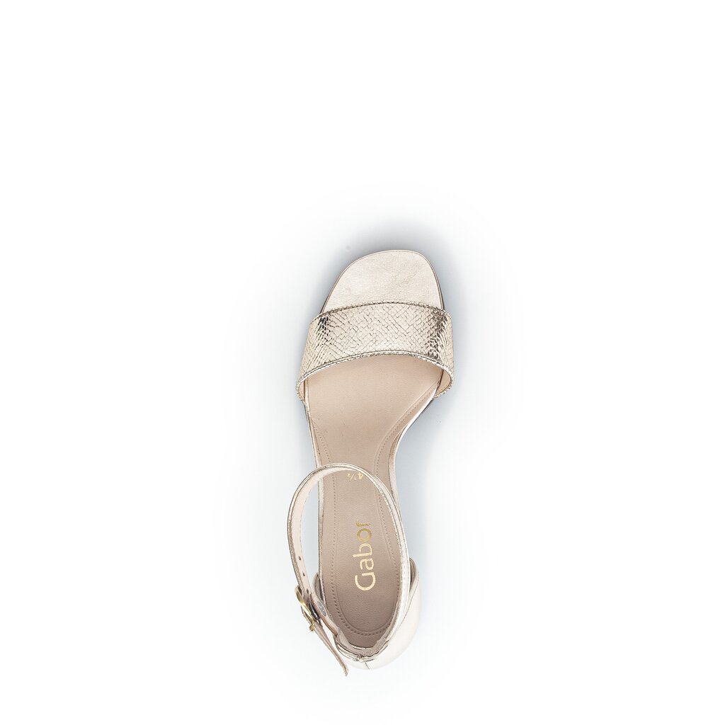 Gabor fashion Riemchensandale gold