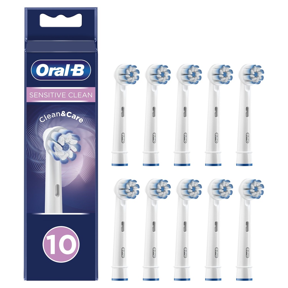 oral-b Oral-B Sensitive Clean Brossette, 10 Brossettes De Rechange