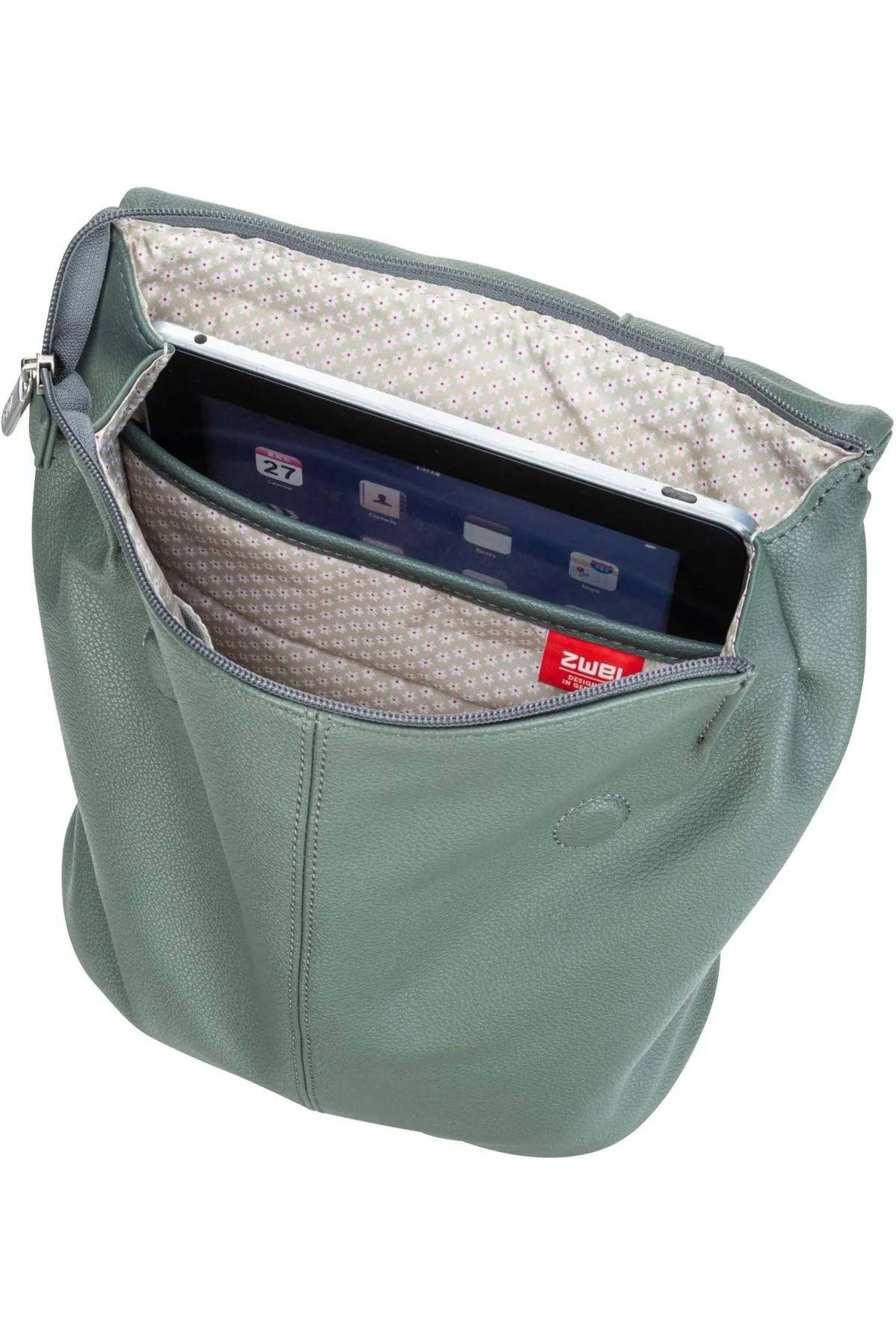 ZWEI  Rucksack - Grün - Unifarben