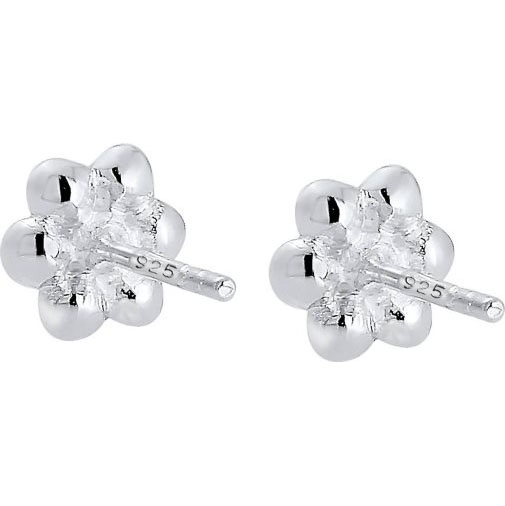 Elli Ohrringe Kinder Blume Floral Kristall 925 Silber