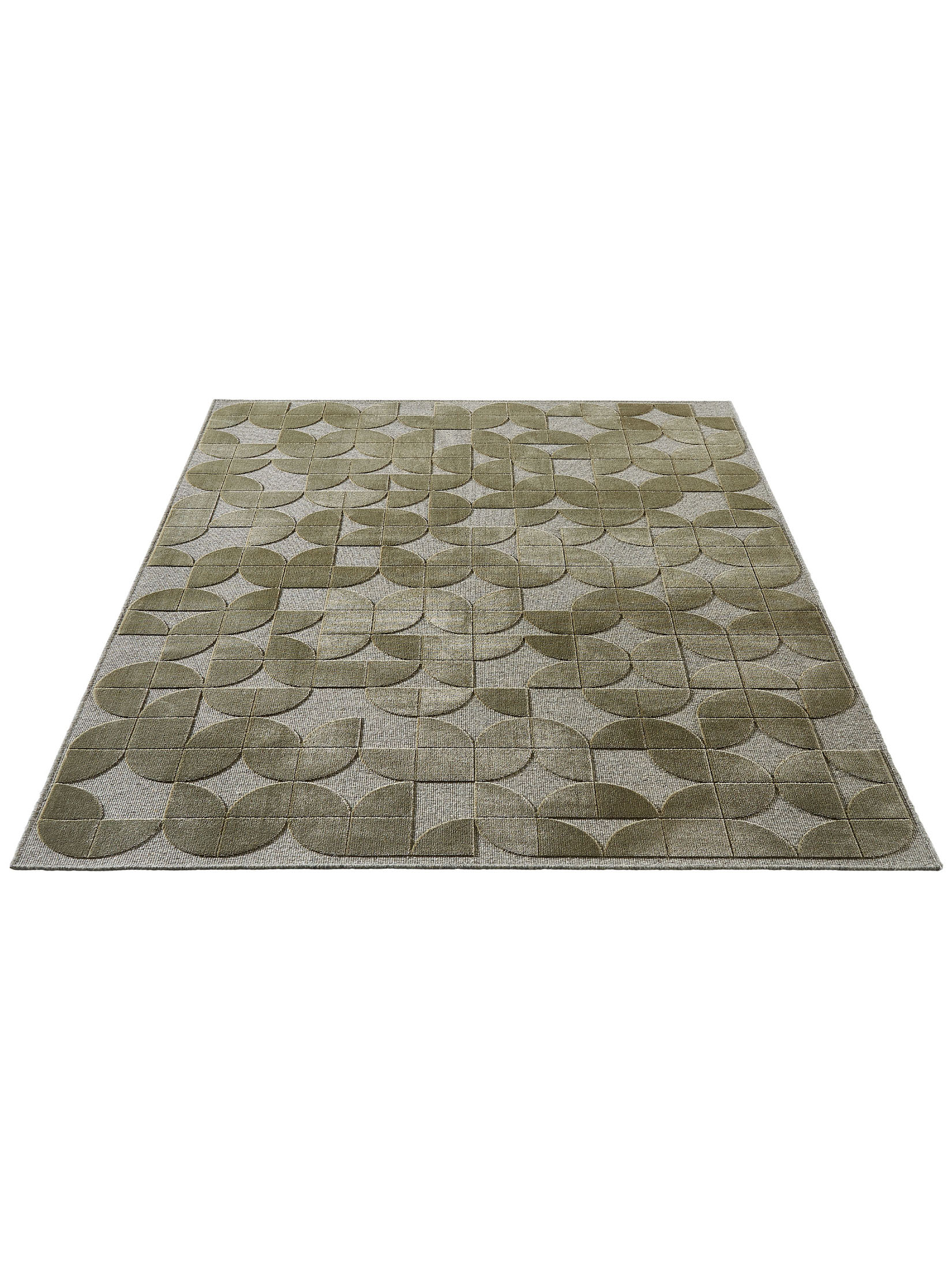 Butterfield Moderner Teppich, Olive