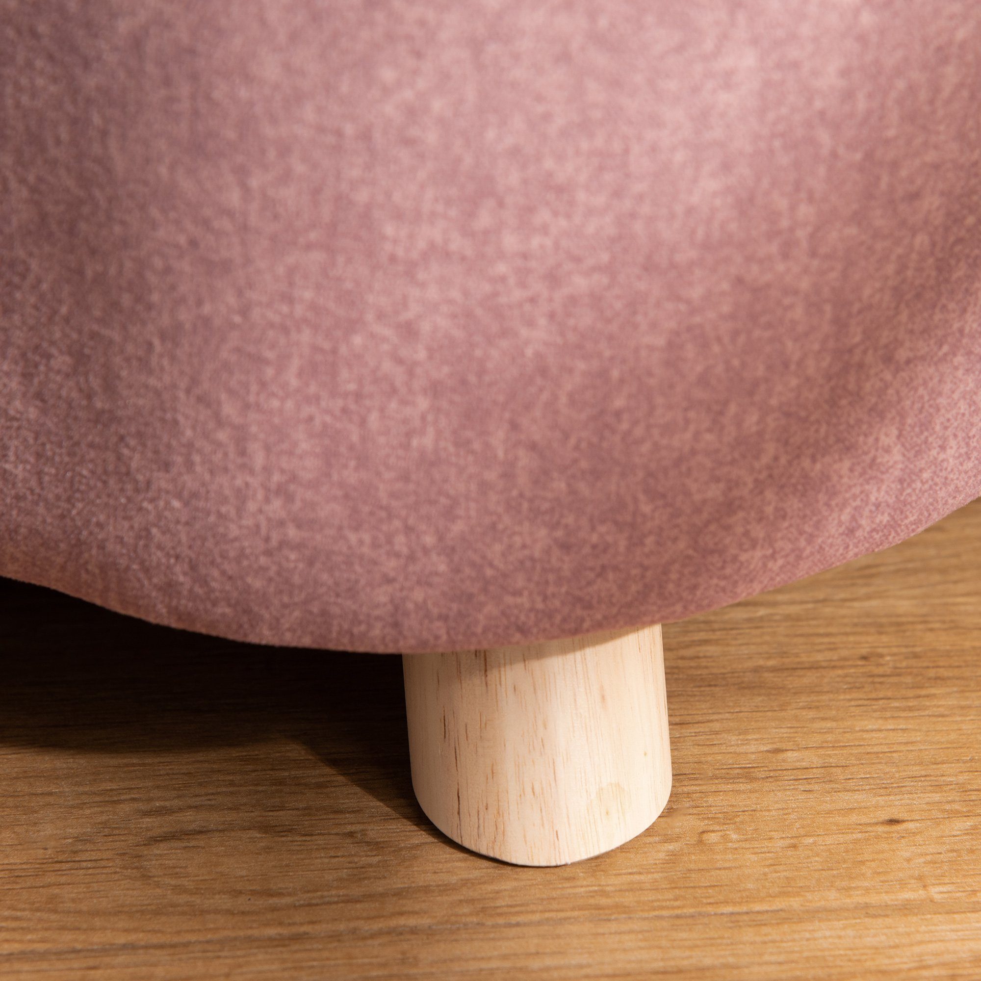 PawHut Tierbett Haustiersofa Hundematte Hundebett Hundesofa Rückentasche, Rosa, Plüsch, 70B x 47T x 30H cm