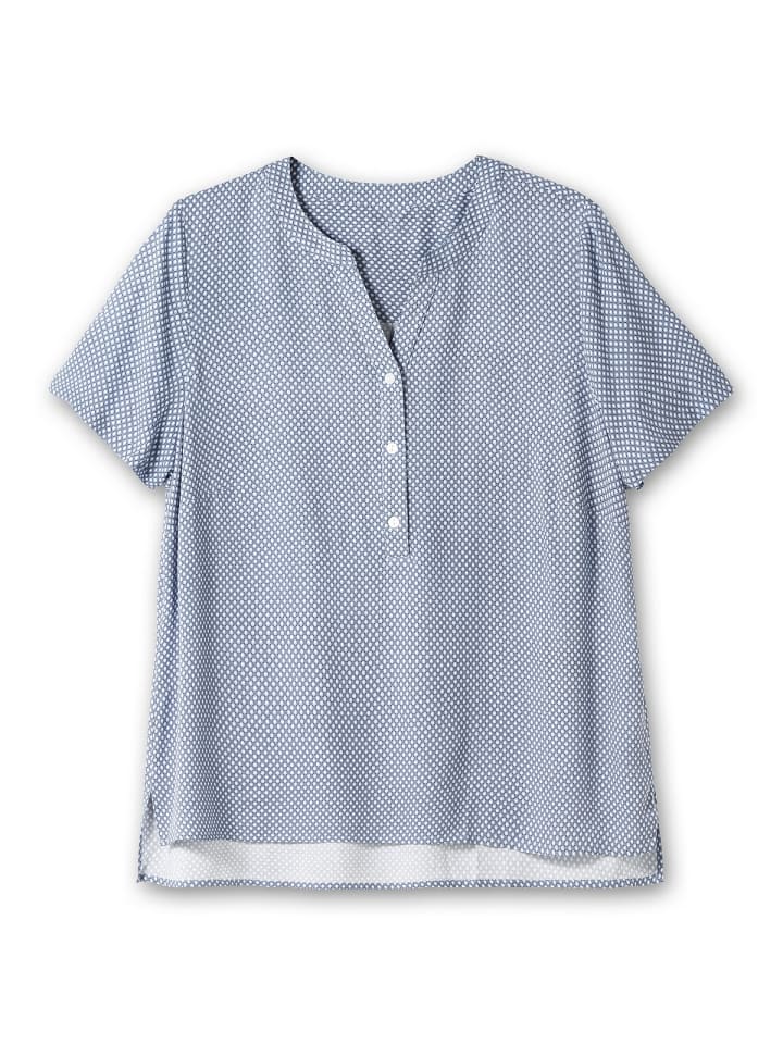 sheego Tunika in hellblau gemustert günstig kaufen